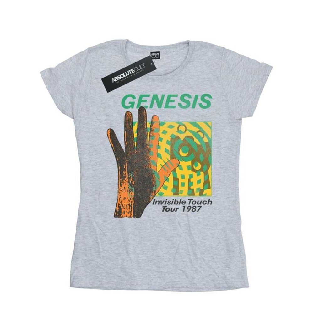 Genesis Womens/Ladies Invisible Touch Tour Cotton T-Shirt / Sports Grey